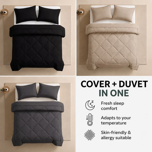 Revulia Duvet® — The 2-in-1 duvet that makes the duvet cover obsolete. For good.