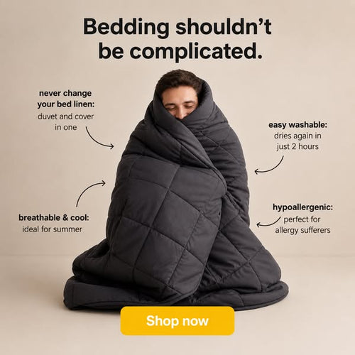 Revulia Duvet® — The 2-in-1 duvet that makes the duvet cover obsolete. For good.