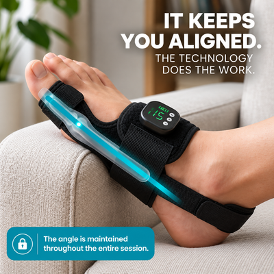 EMS Hallux Valgus Brace · Fifteen minutes a night · Ten modes