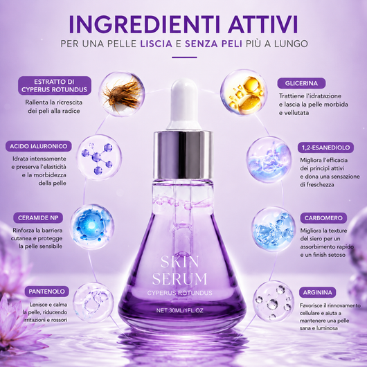 Siero anti-ricrescita — La delicatezza che la tua pelle aspettava.