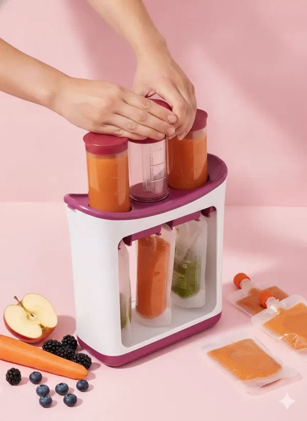 Fill 3 pouches in one go
